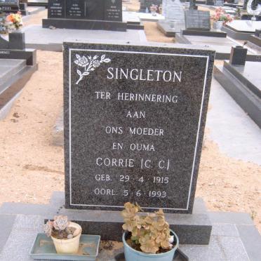 SINGLETON C.C. 1915-1993