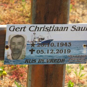 SAUL Gert Christiaan 1943-2019