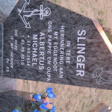 SLINGER Albertus Michael 1934-2010