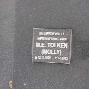 TOLKEN M.E. 1929-2015