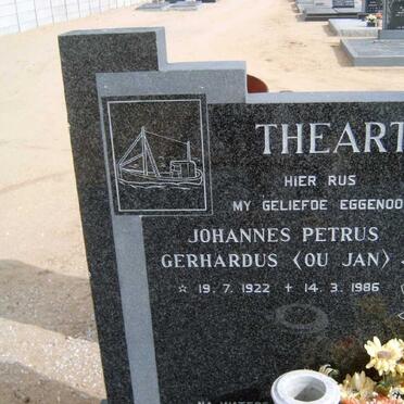 THEART Johannes Petrus Gerhardus 1922-1986