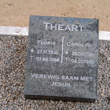 THEART Floris 1915-1998 &amp; Caroline 1920-1996