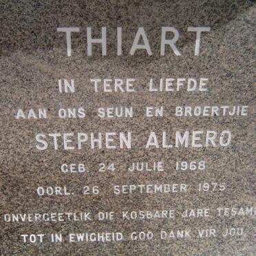 THIART Stephen Almero 1968-1975