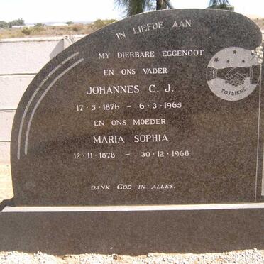 TOLKEN Johannes C.J. 1876-1965 &amp; Maria Sophia 1878-1968
