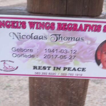 THOMAS Nicolaas 1941-2017