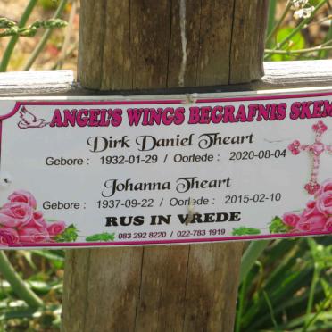 THEART Dirk Daniel 1932-2020 &amp; Johanna 1937-2015