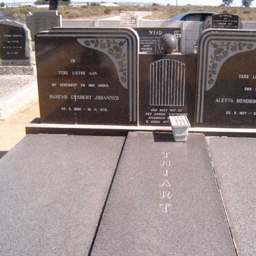 THIART Barend Gysbert Johannes 1902-1970 &amp; Aletta Hendrika TRUTER 1907-1993