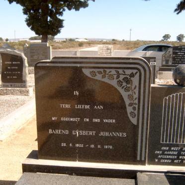 THIART Barend Gysbert Johannes 1902-1970