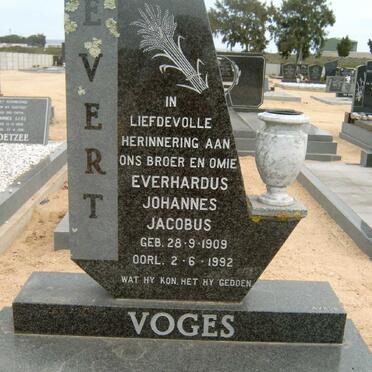 VOGES Everhardus Johannes Jacobus 1909-1992