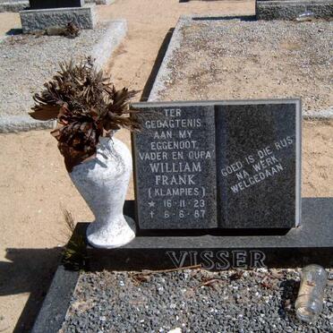 VISSER William Frank 1923-1987