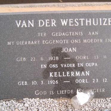 WESTHUIZEN Kellerman, van der 1926-1997 &amp; Joan 1928-1981