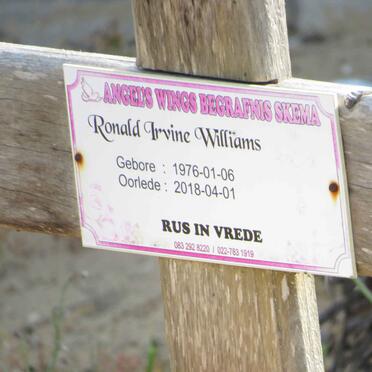 WILLIAMS Ronald Irvine 1976-2018