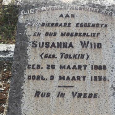 WIID Susanna nee TOLKIN 1888-1939