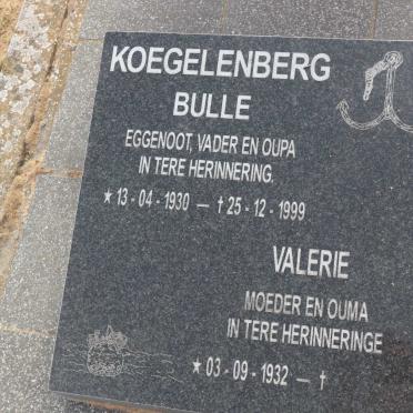 KOEGELENBERG Bulle 1930-1999 &amp; Valerie 1932-