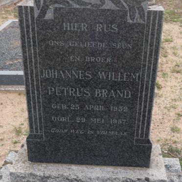 BRAND Johannes Willem Petrus 1932-1957