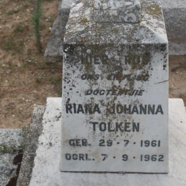 TOLKEN Riana Johanna 1961-1962