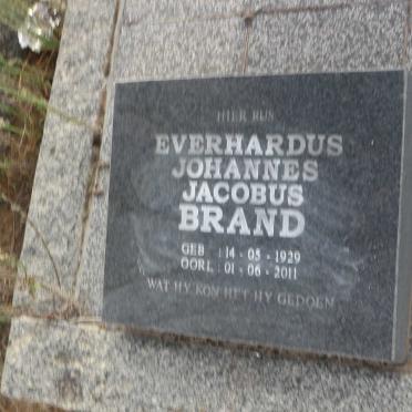 BRAND Everhardus Johannes Jacobus 1929-2011