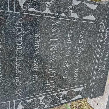 DYK Gielie, van 1872-1954 &amp; Helena Hendrina Johanna EIGELAAR 1879-1960