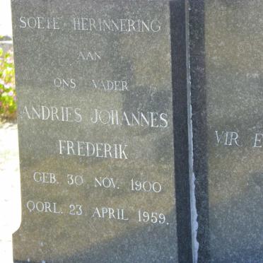 EIGELAAR Andries Johannes Frederik 1900-1959