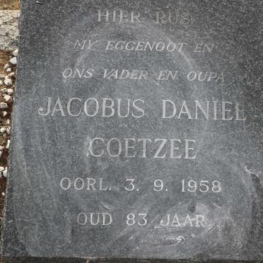 COETZEE Jacobus Daniel -1958