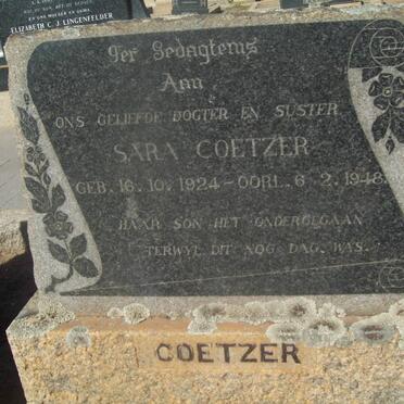 COETZER Sara 1924-1948