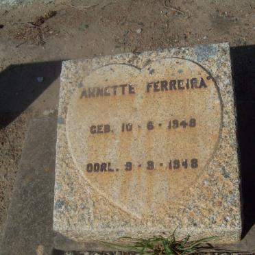 FERREIRA Annette 1948-1948