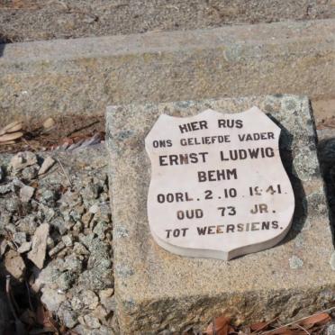 BEHM Ernst Ludwig -1941