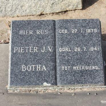 BOTHA Pieter J.V. 1879-1941
