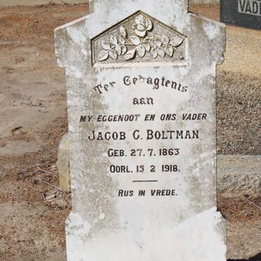 BOLTMAN Jacob C. 1863-1918