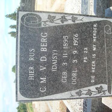 BERG C.M., v.d. 1895-1976