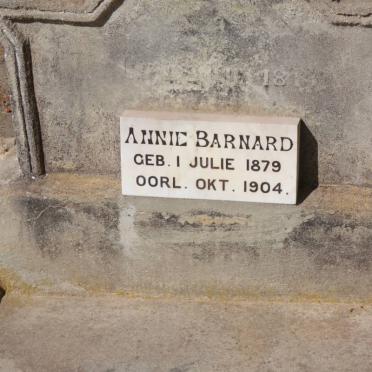 BARNARD Annie 1879-1904
