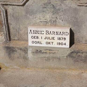 BARNARD Annie 1879-1904