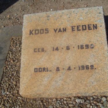 EEDEN Koos, van 1890-1969