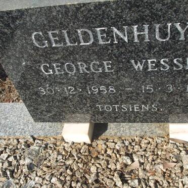 GELDENHUYS George Wessel 1958-1965
