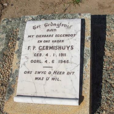 GERMISHUYS F.P. 1911-1945