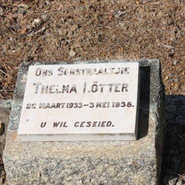 LOTTER Thelma 1933-1938