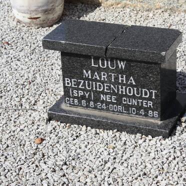 LOUW Martha BEZUIDENHOUT nee GUNTER 1924-1986