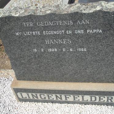 LINGENFELDER Hannes 1928-1966