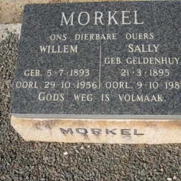 MORKEL Willem 1893-1956 &amp; Sally GELDENHUYS 1895-1982