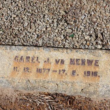MERWE Carel J., v.d. 1877-1916