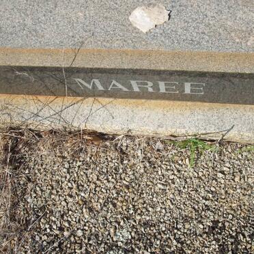 MAREE Anna Cornelia 1904-1959 