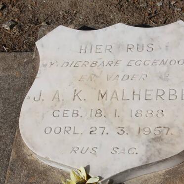 MALHERBE J.A.K. 1888-1957