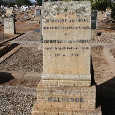 MALHERBE Johannes G. 1872-1935 &amp; Catharina M. VAN DER MERWE 1875-1945