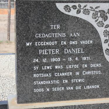 PLESSIS Pieter Daniel, du 1903-1971 &amp; A.M.C 1909-1992