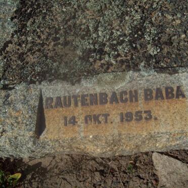 RAUTENBACH Baba -1953