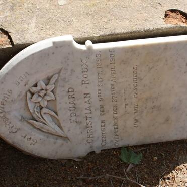 ROUX Eduard Christiaan 1893-1905