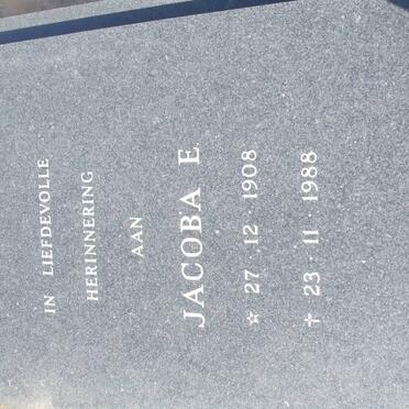 ROUX Andries, Le 1899-1987 &amp; Jacoba E. 1908-1988 