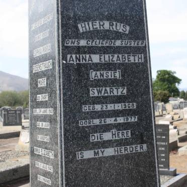 ROSENSTRAUCH Sophia Maria nee SWART -1943 :: ROSENSTRAUCH Anna Elizabeth -1943 