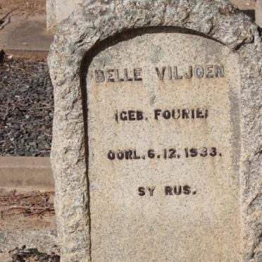 VILJOEN Belle nee FOURIE -1933