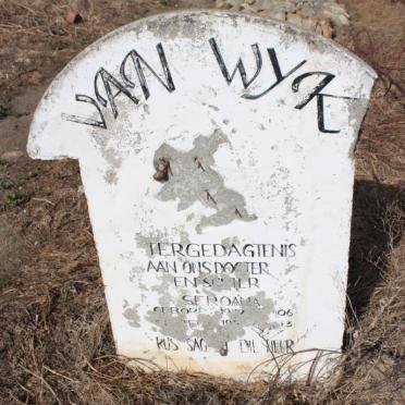 WYK Seroana, van 1906-1913